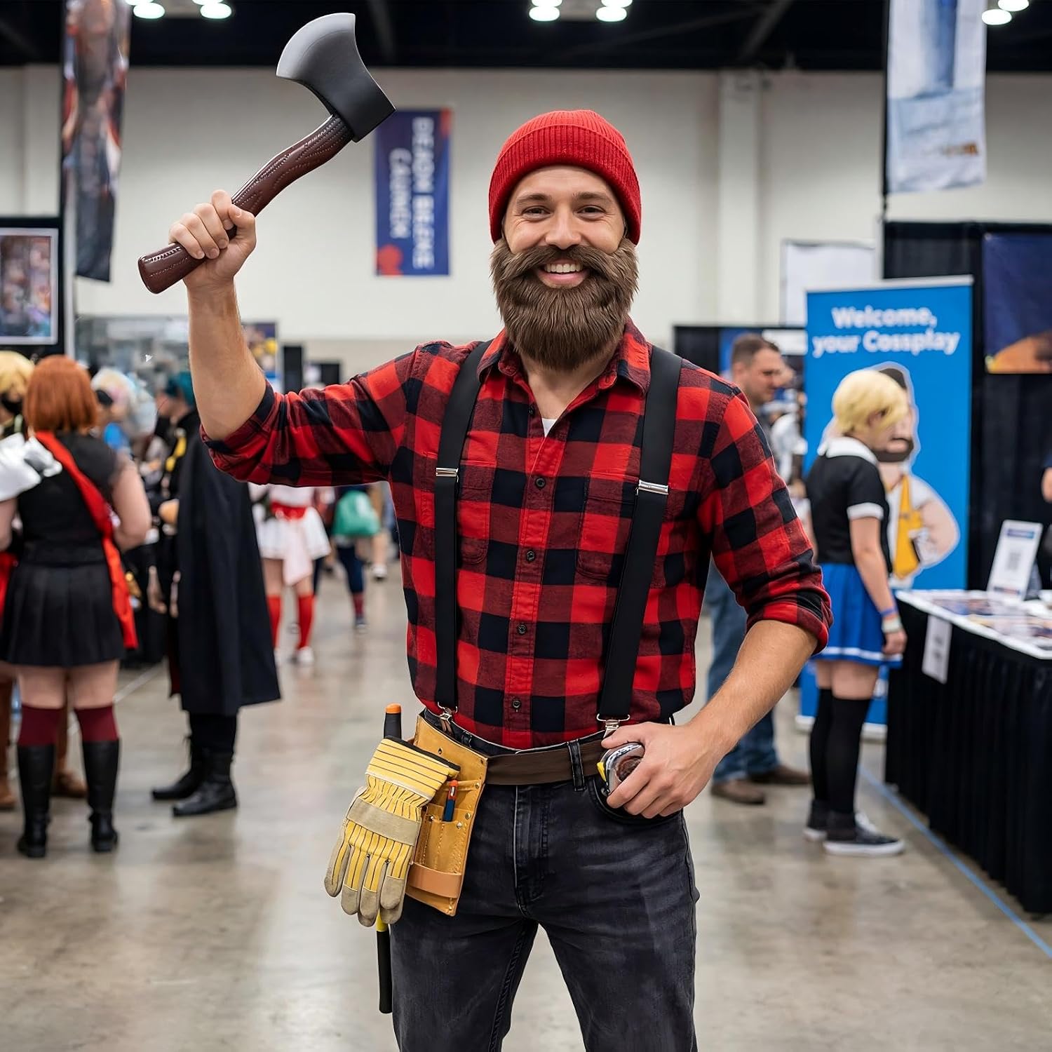 Chicingyou Lumberjack Costume Halloween Accessories Set