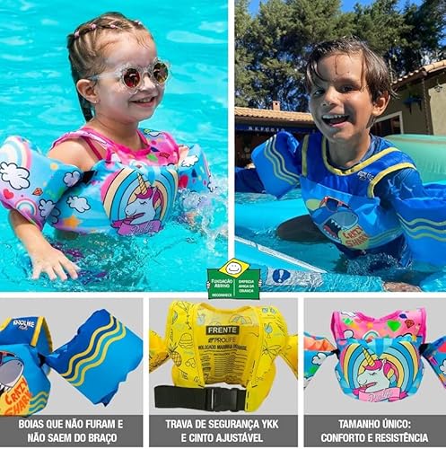 Boia Colete Salva Vidas Infantil Prolife Homologado Piscina