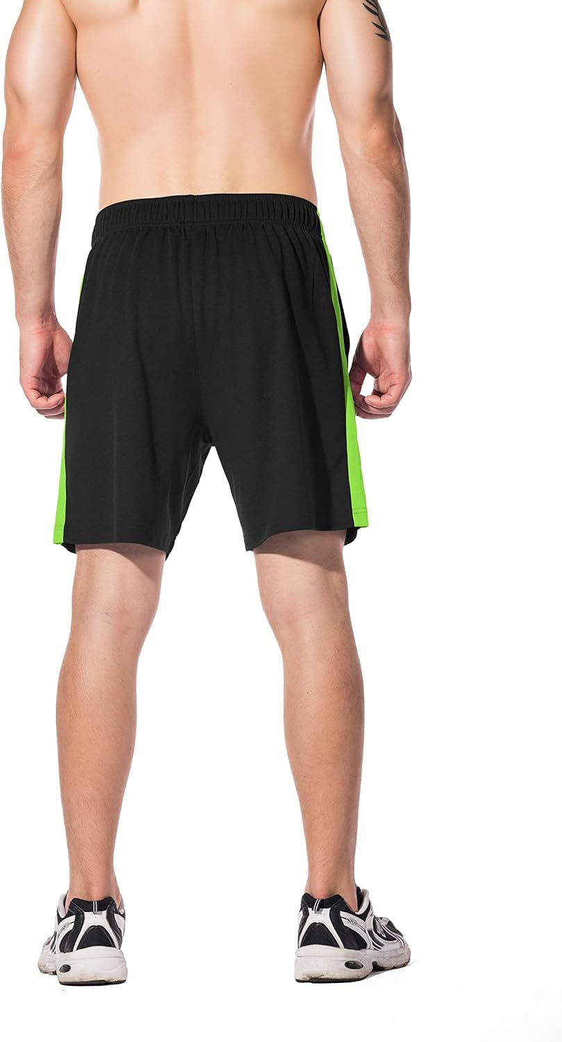 Miniatura 3 de LINSONMAN Mens Athletic Shorts for Running Training and Gym Workouts - Quick-Drying and Lightweight Sports Shorts