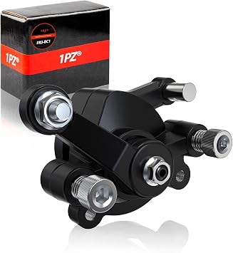 1PZ Mini Bike Rear Disc Brake Caliper 52mm for Coleman CT100U CC100X | Black replacement brake caliper for Motovox MBX10 MBX11 MVS10, Baja Doodlebug DB30, gas scooter and pocket bike