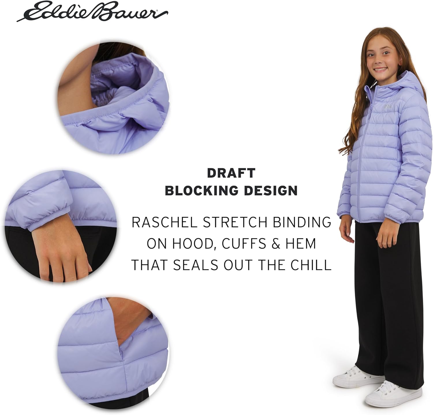 Eddie Bauer Boys' CirrusLite Lightweight Down Puffer Jacket - Image 4