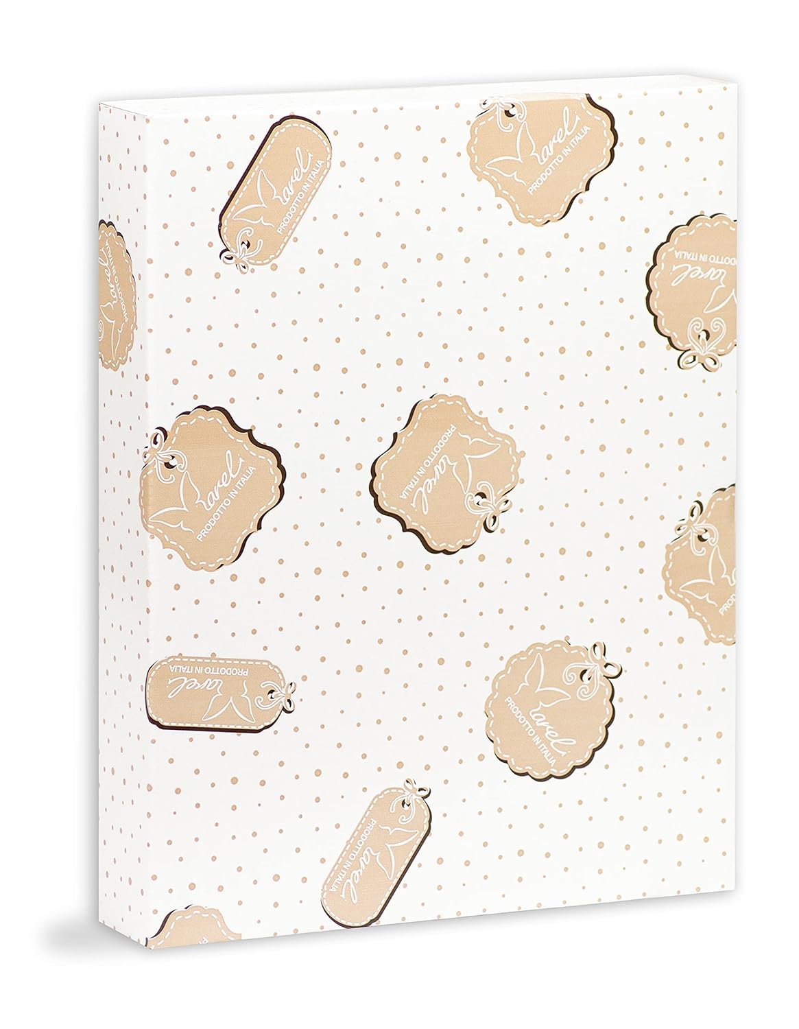 Tulle Birth Rosette Decorated with Polka Dot Ribbon, Satin Ribbon, Resin Decoration and Parchment Card for Name and Date Writing - Pink