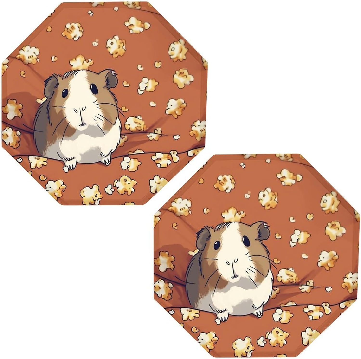 Ctagon Metal Sign for Home, Modern Display Plate for Kitchen, Guinea Pig And Popcorn Plates Accent Hanging Wall Decorations 3PCS for Living Room, Bedroom, Hallway, Hotel