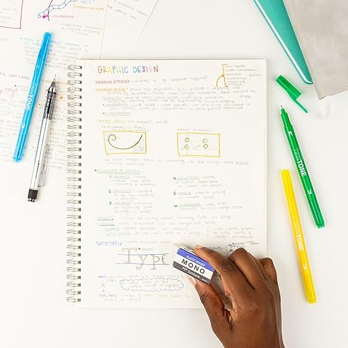 Miniatura 8 de Tombow 57324 Borrador MONO, blanco, mediano, paquete de 3. Elimina limpiamente las marcas sin dañar el papel