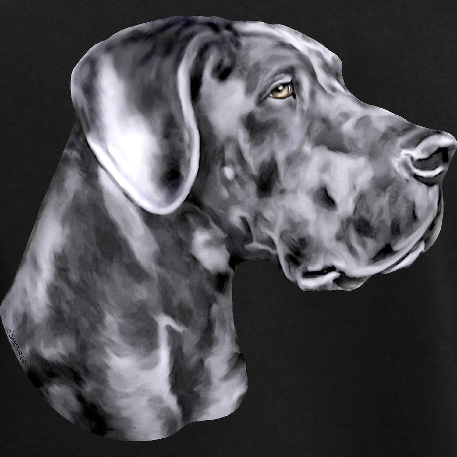 CafePress Great Dane HS Blue UC Women's Dark Pajamas Womens Novelty PJ Sleepwear