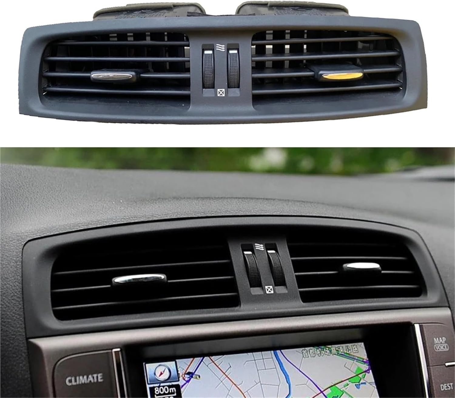 Compatible with Lexus IS300 Is250 2006-2012 Air Condition Dashboard Air Condition Vent Outlet Grille Genuines(Model B)