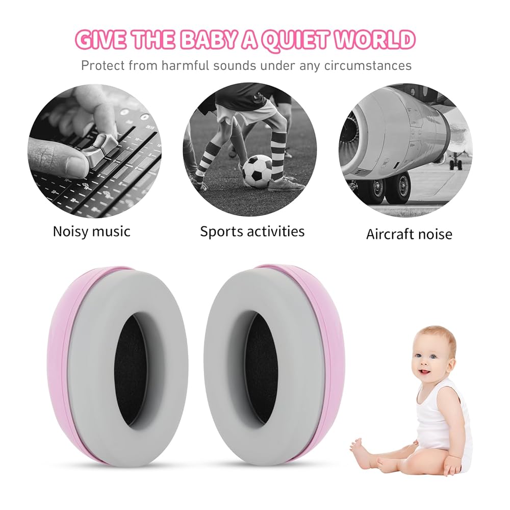 FAN-Cache-oreilles Casque Antibruit Pliable De Sécurité, Réduction Du Bruit, Pour Dormir Et