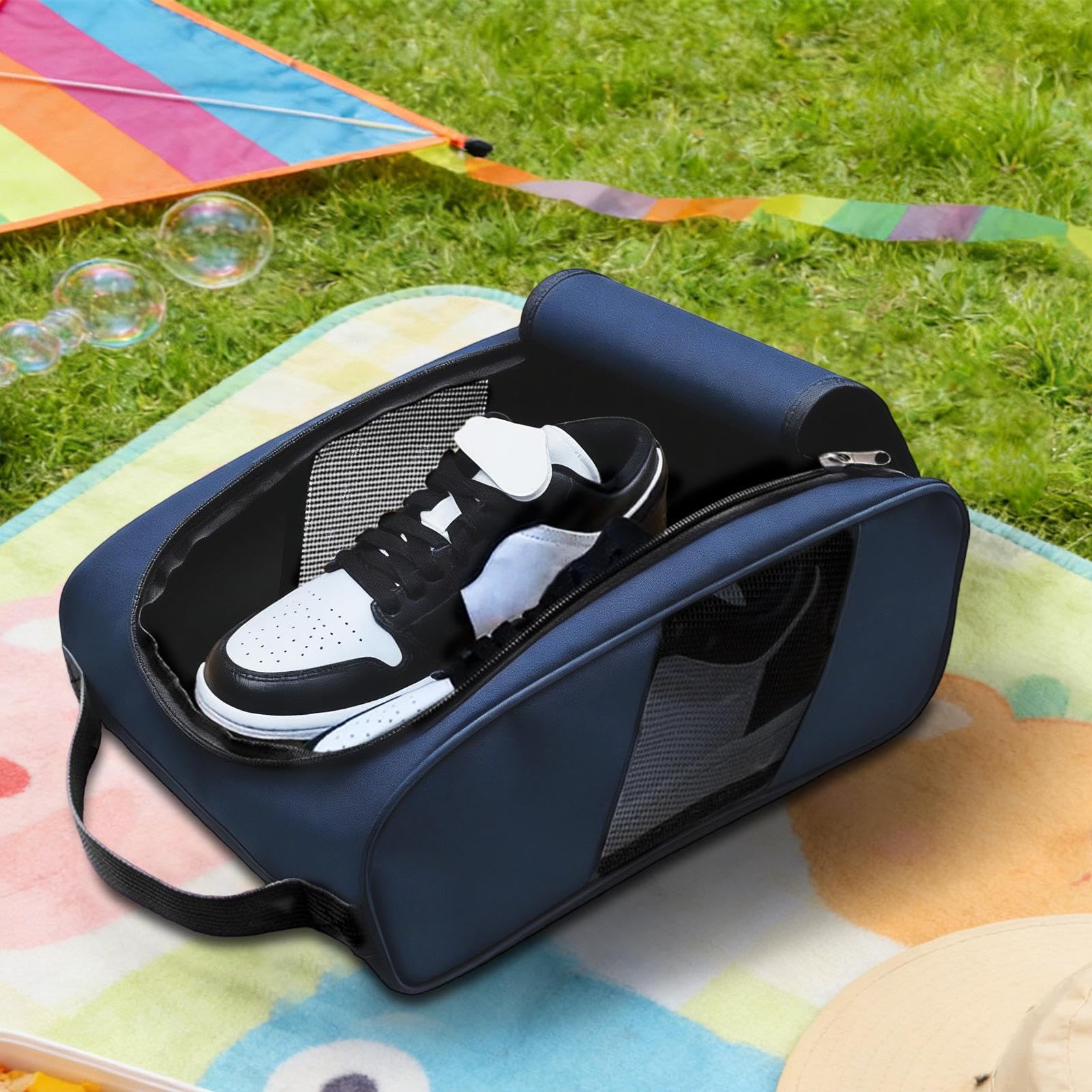 Borsa porta scarpe da golf Uomo,Trasportino unisex con cerniera, impermeabile e portatile - per Sacche da Golf | Per bowling, calcio, basket, palestra, sport, viaggi, esterni, auto,