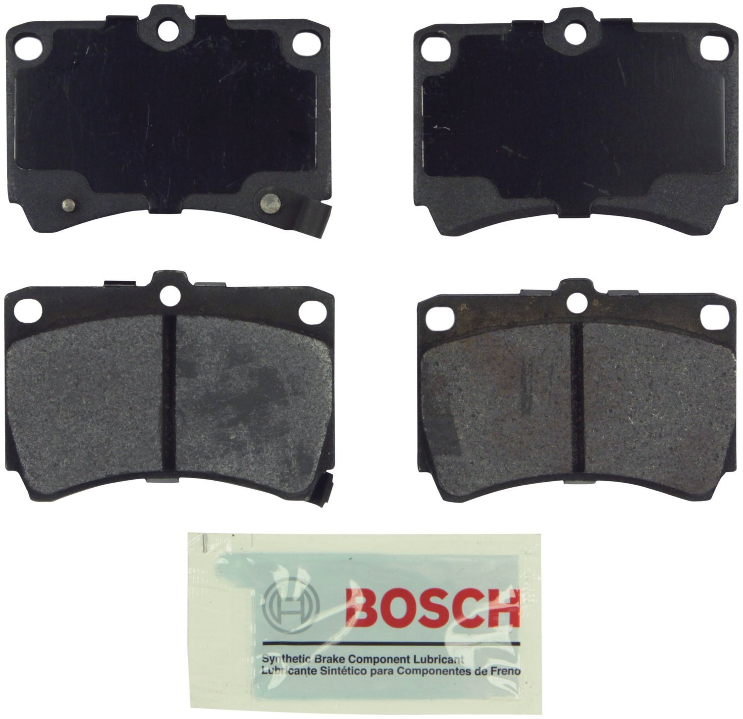 Bosch BE1324H Blue Disc Brake Pad Set with Hardware - FRONT — view 346