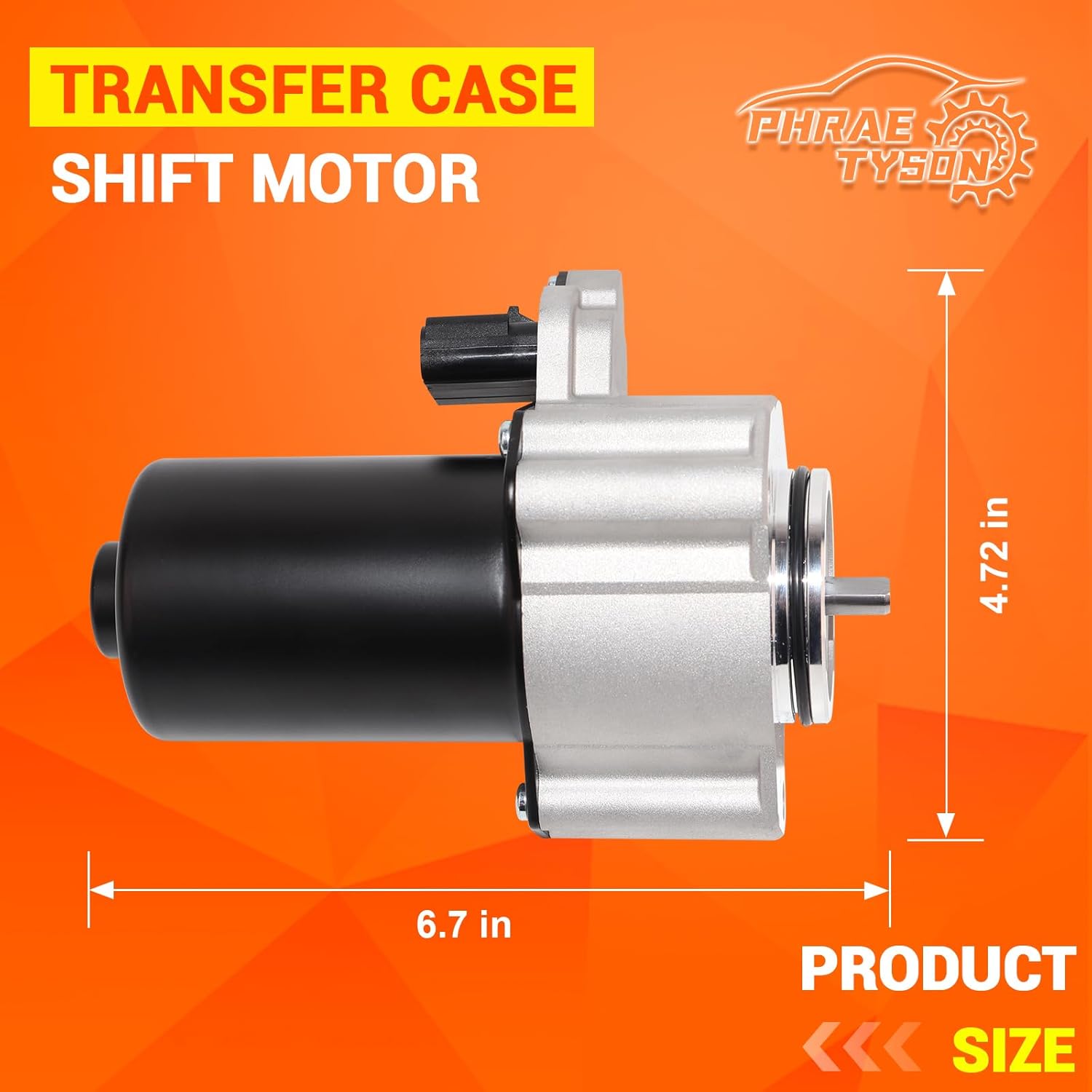 4WD Transfer Case Shift Motor Compatible with 2008-2012 Jeep Liberty 2011-2021 Jeep Grand Cherokee Dodge Durango Replaces # 68071235AC, 68026953AA, 600-938