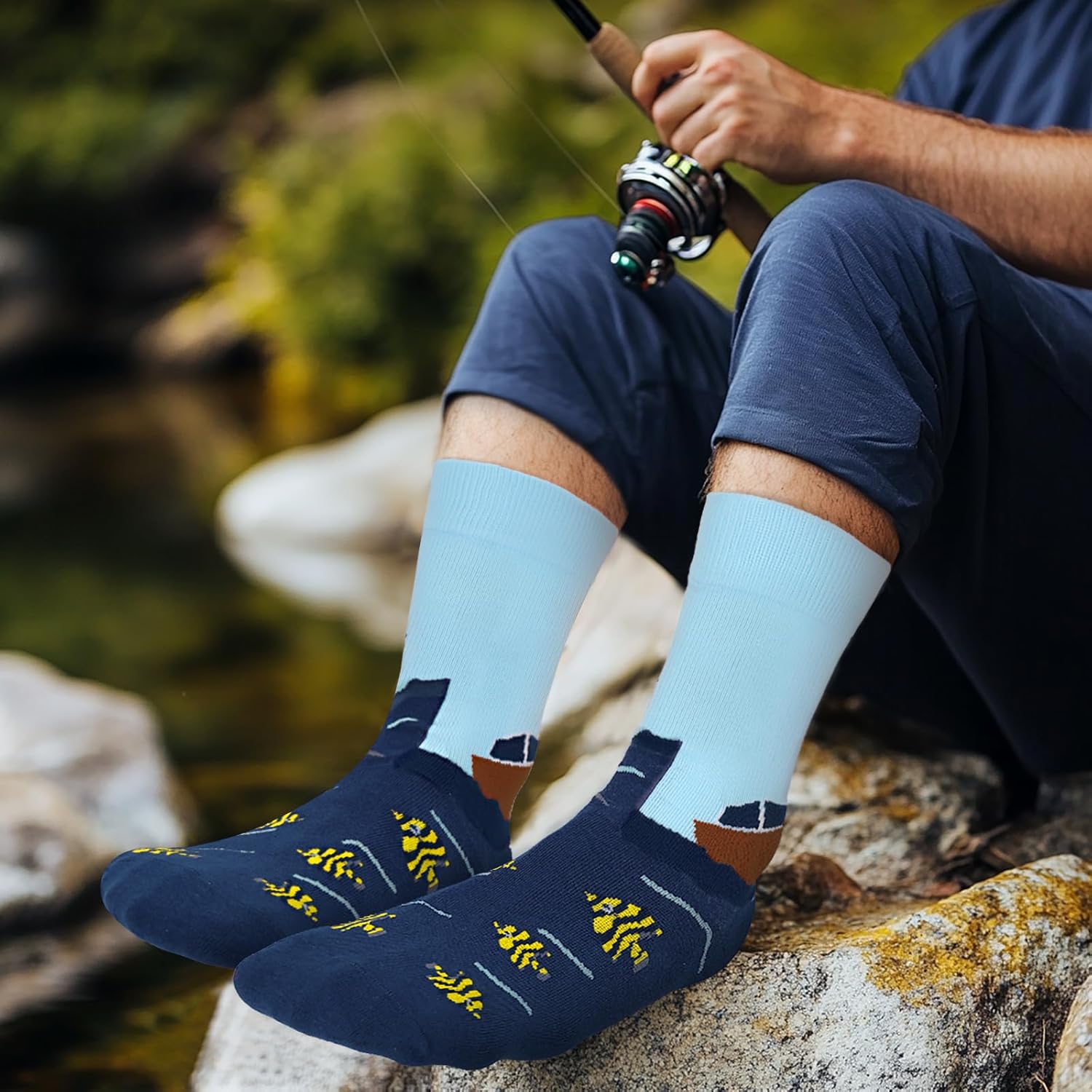 AGRIMONY I'd Rather Be Funny Socks- Novelty Cool Socks for Men Women Teen- Fathers Christmas Birthday Gifts Stocking Stuffers - Image 5