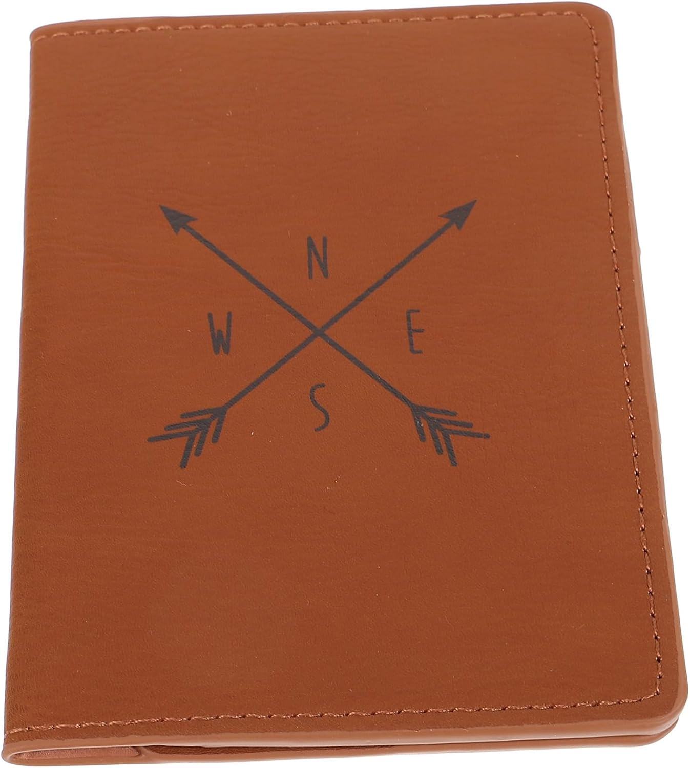 Slim PU Passport Wallet for Men with Card Organizer and Storage