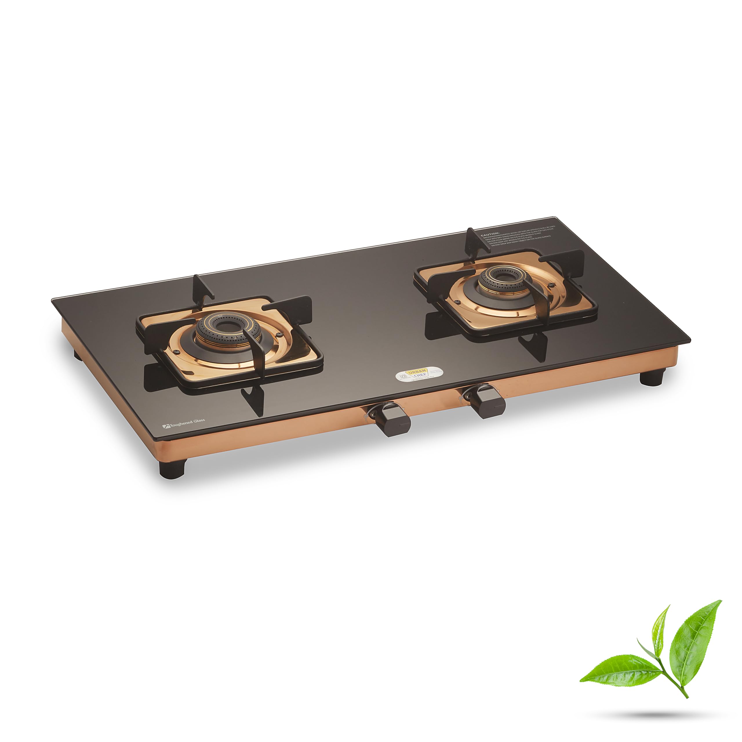 URBAN CHEF Gas Stove 2 Burners | 2 Years Warranty, ISI Certified | Gas Stove, 2 Burner Gas Stove, Gas Stove 2 Burner, Gas Chulha, LPG Ready & PNG Compatible (Glass Top Style, Rose Gold PVD Coat) (B0CZ46VF1M) Amazon Price History, Amazon Price Tracker