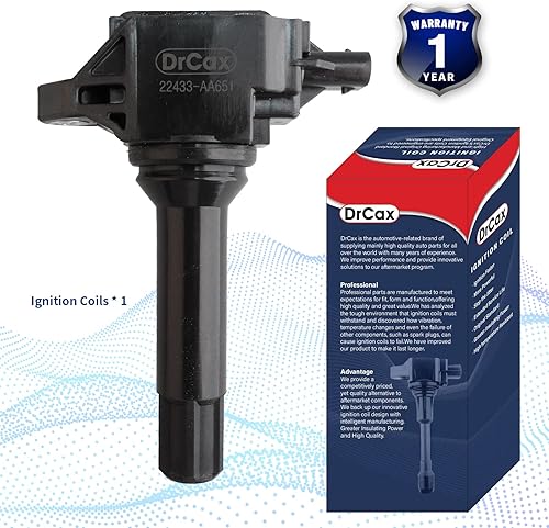 Miniatura 6 de DrCax Bobina de encendido OEM UF724 22433AA651 compatible con Scion FR-S Subaru BRZ Forester Impreza Legacy Outback reemplaza 22433AA652 UF710 UF720