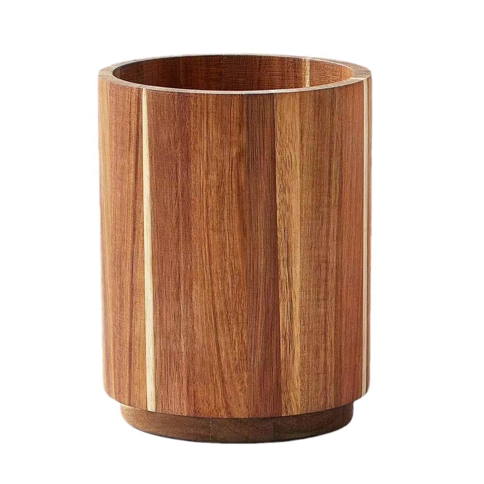 Glifora Wooden Utensil Holder - 360 Degrees Rotating Kitchen Countertop Organiser, Large Capacity for Spatula, Spoon and Cooking Tools, Utensil Crock