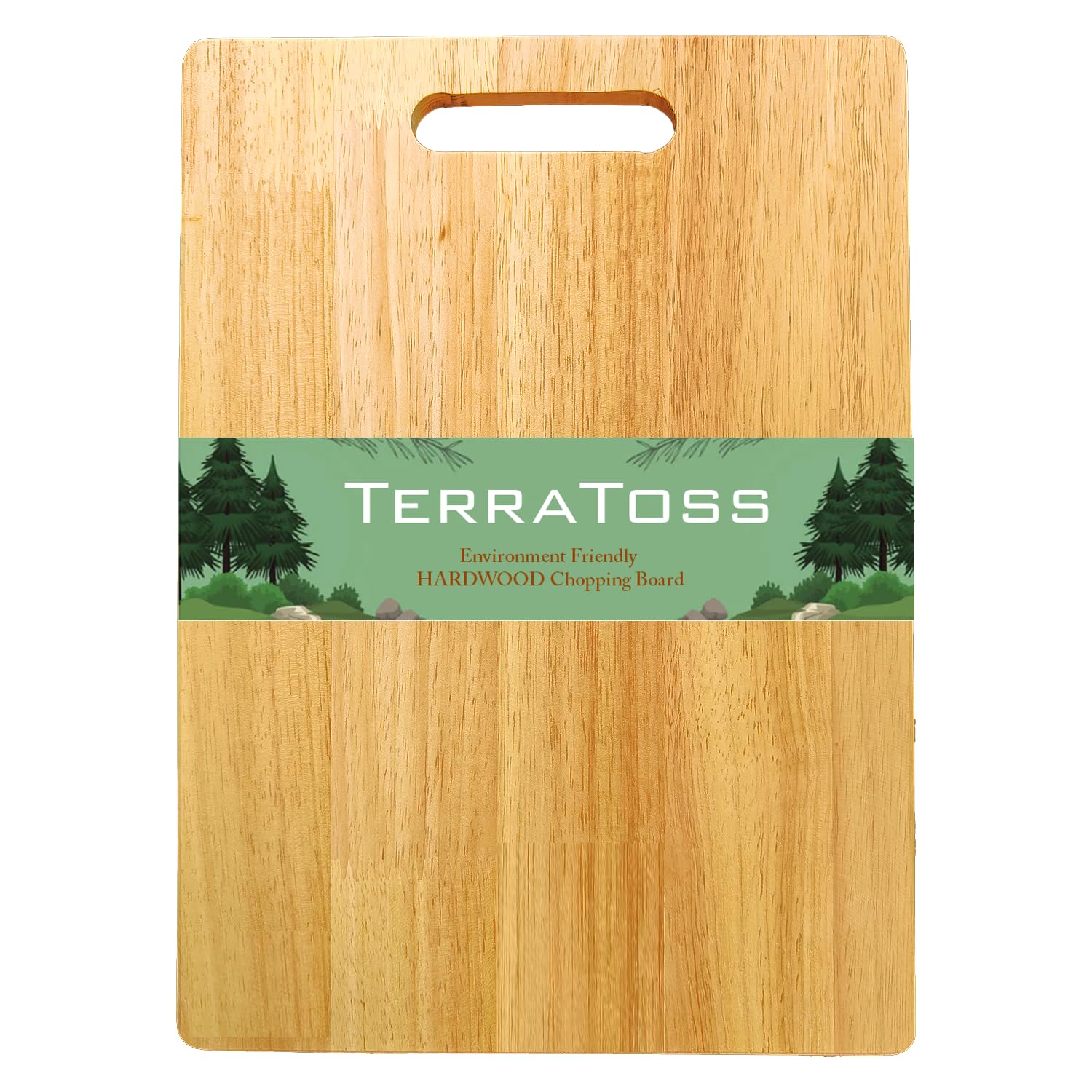 TerraToss Wooden Chopping Board [39 x 26 cm] | Premium Natural Hardwood Vegetable Cutting Board | Long Life | Anti-Microbial Properties | No Chipping Splinter Free (Wood, Extra Large) (B0DHDF2R4L) Amazon Price History, Amazon Price Tracker