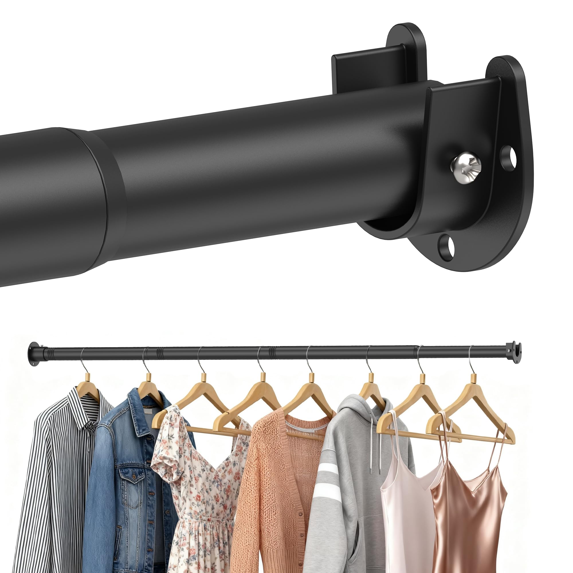 Tringle pour placards et fenêtres ajustable pour organiser toute la maison