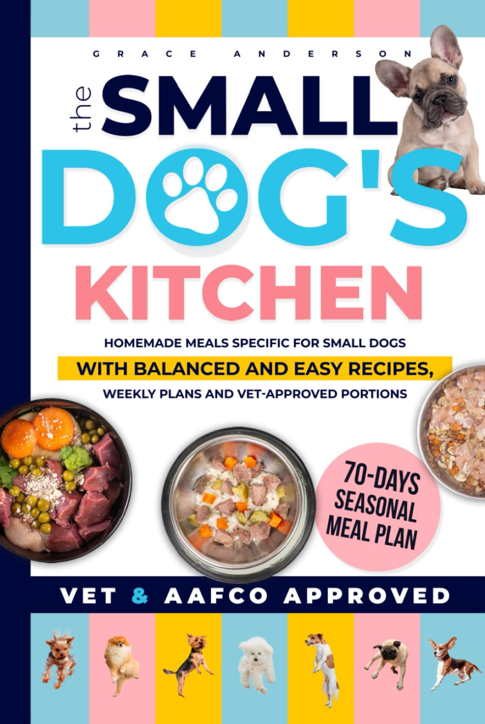 The Small Dog's Kitchen: Homemade meals specific for small dogs with balanced and easy recipes, weekly plans and vet-approved portions (Dog Care Guides)