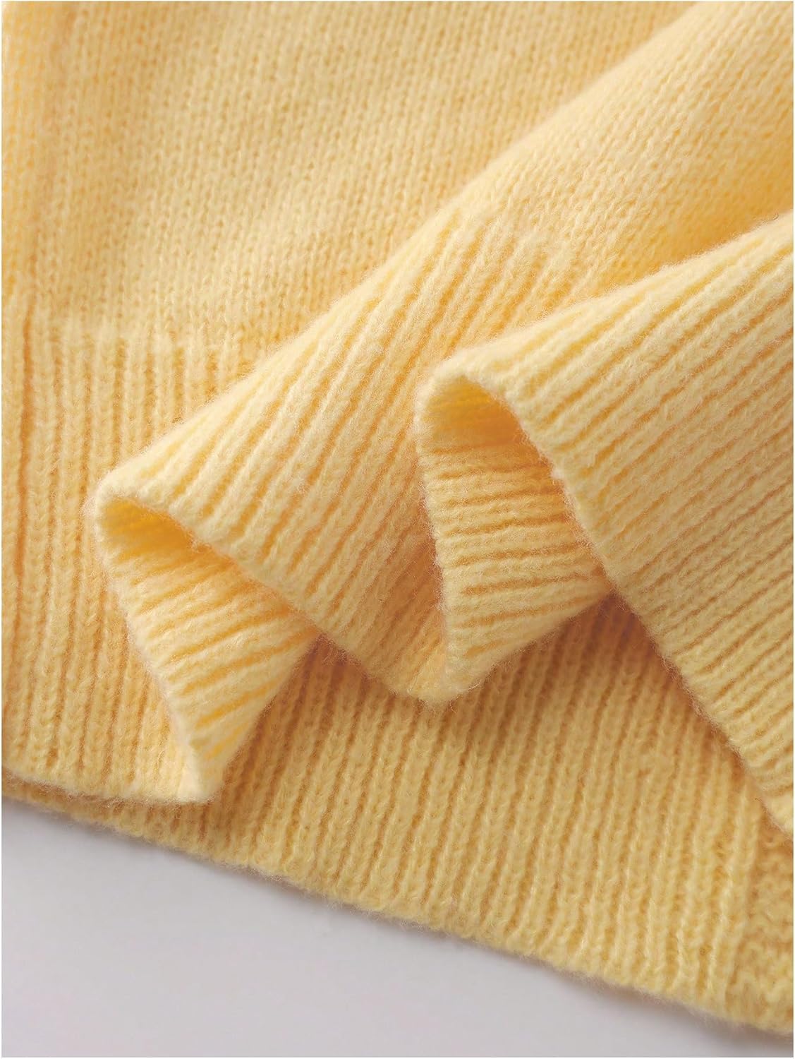 Verdusa Girl's Button Up Hooded Cardigan Fall Sweaters Long Sleeve Knit Outerwear - Image 6