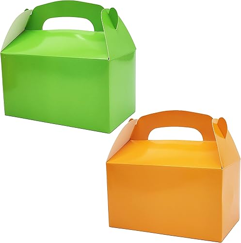 Miniatura 5 de The Dreidel Company Cajas de golosinas a dos aguas, recuerdos de fiesta, caja de 6.25 x 3.5 x 3.5 pulgadas, paquete de 25 (surtido)