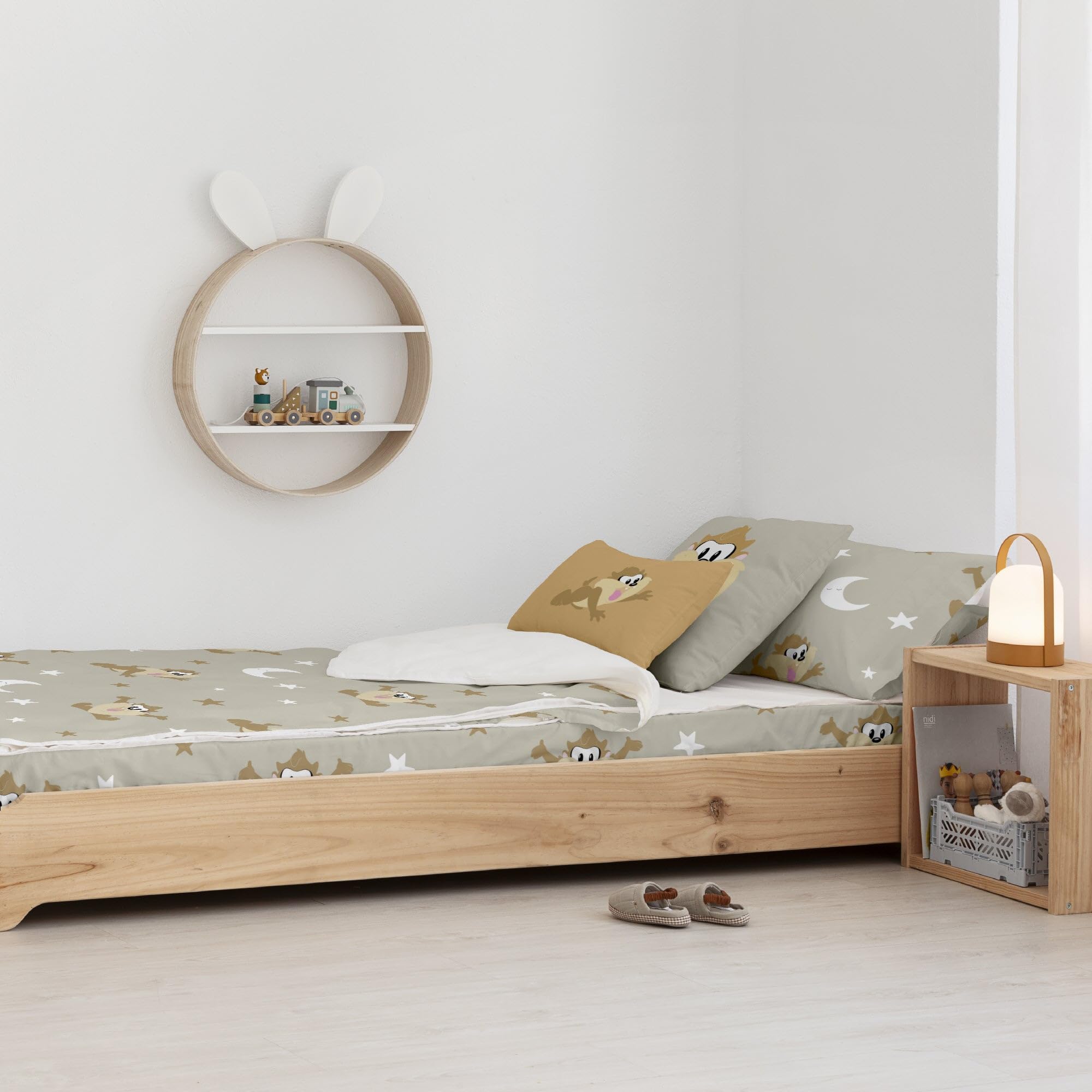 BELUM | Saco nórdico 100% algodón modelo simply taz para cama de 90 (90x200 cm.)