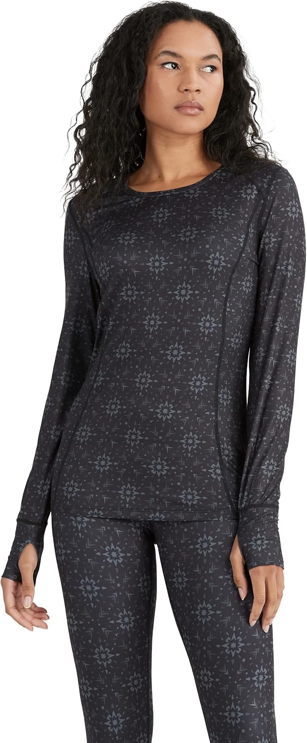 Terramar Women's Cloud Nine 4-Way Stretch Brushed Scoop