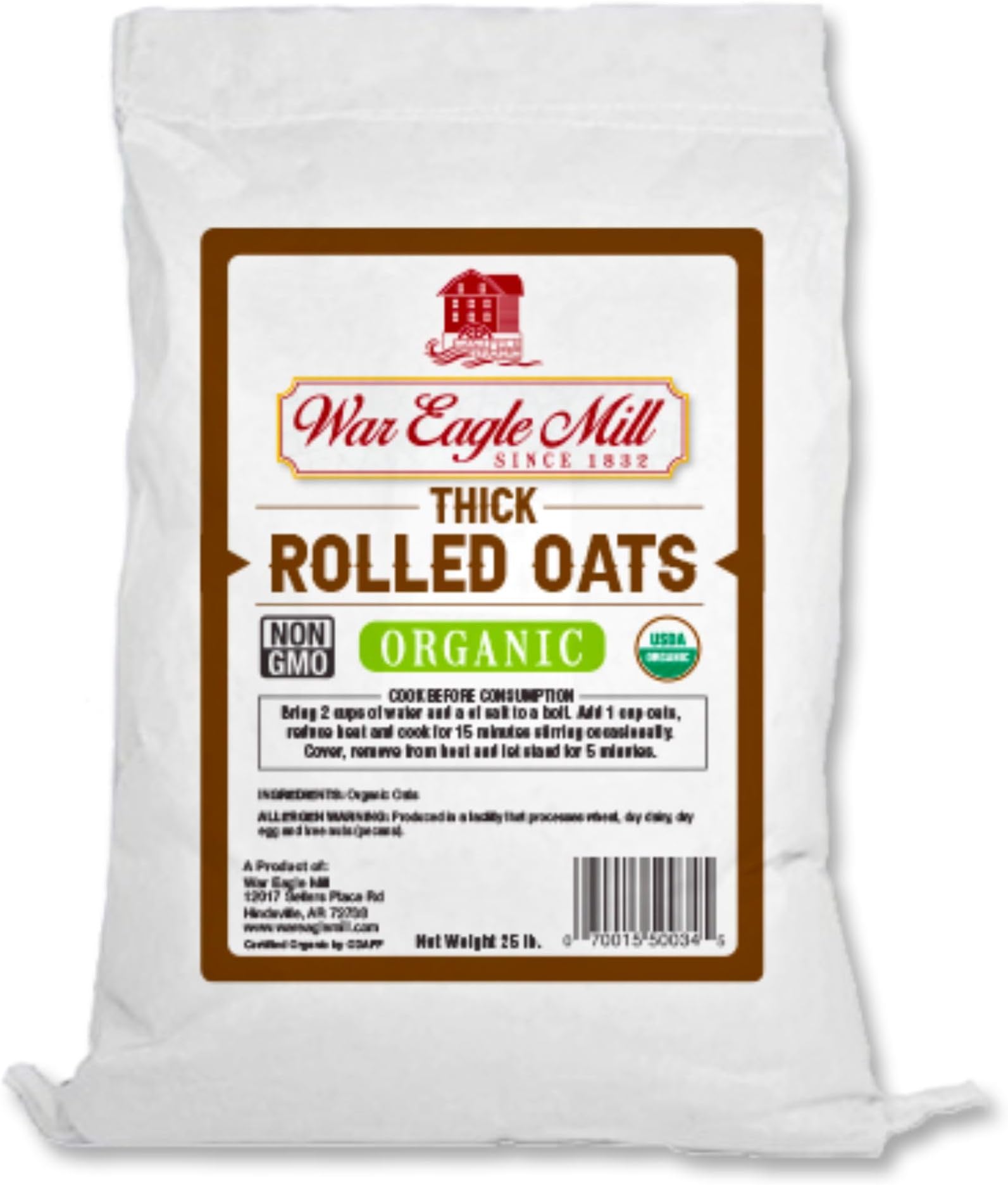 Bulk Organic Non Gmo Old Fashioned Rolled Oats