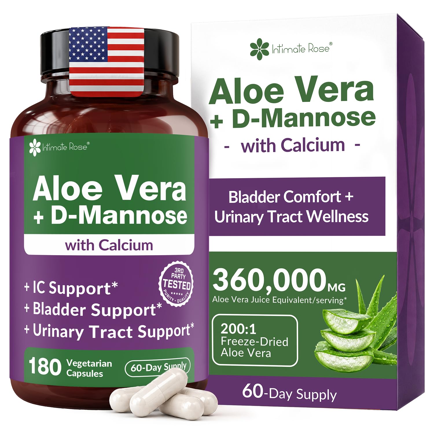 Intimate Rose Aloe Vera Capsules