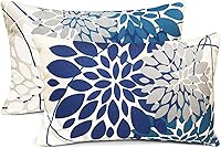 Vista 71 de Juego de 2 fundas de almohada decorativas de 18 x 18 pulgadas, fundas de almohada decorativas para sofá, sala de estar, exterior, funda de almohada