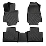 RAV4 Floor Mats Compatible with 2025 2024 2023 2022 2021 2020 2019 Toyota RAV-4，All Weather Protection Waterproof Durable Anti-Slip Odorless Custom-fit TPE Floor Liner Front and Rear Row Set