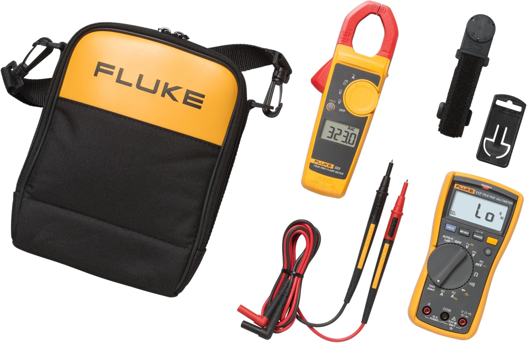 Fluke 117 and 323 Electrician’s Multimeter Combo Kit