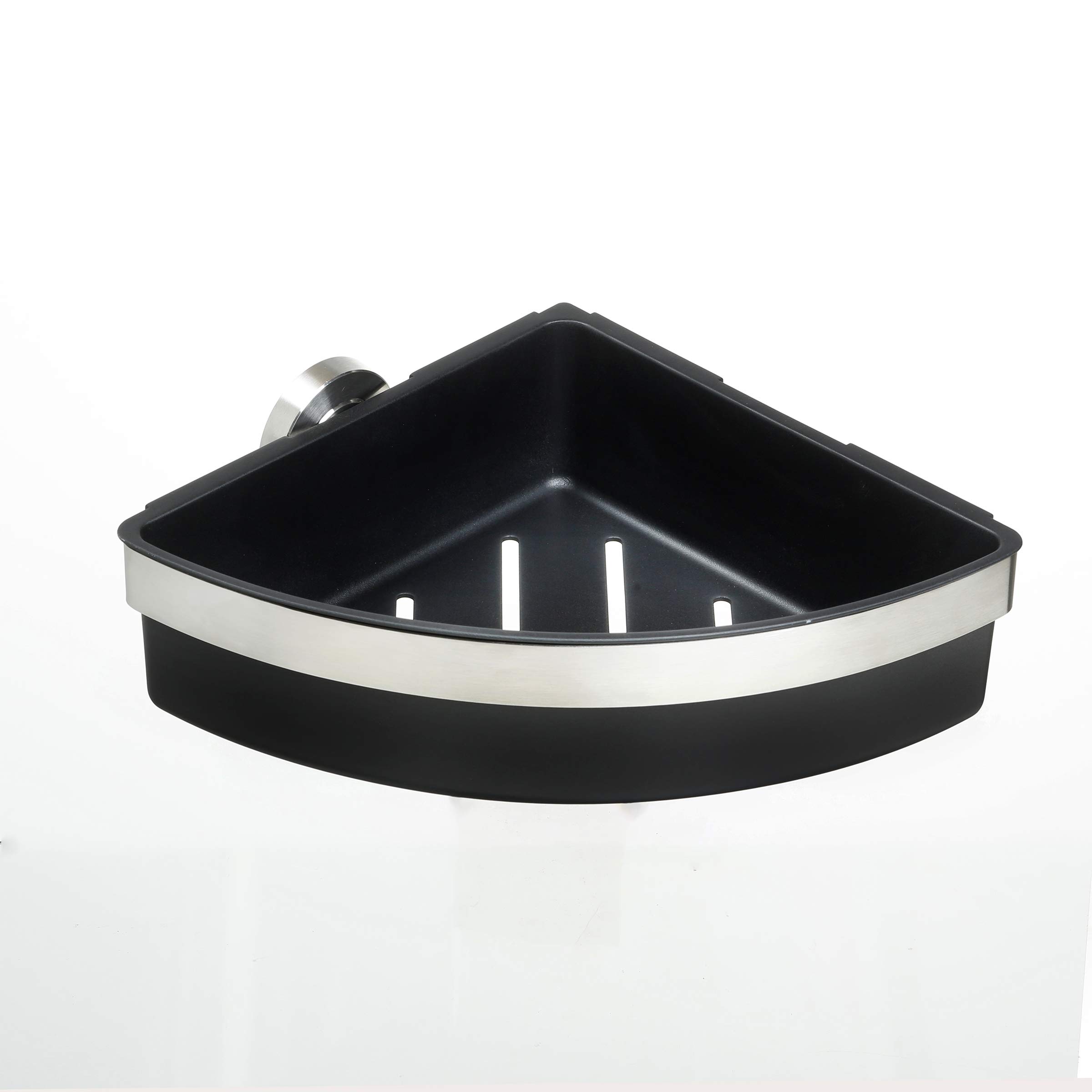 AMAREShower Basket Stainless Steel Black/Silver 31