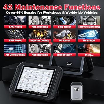 X-TOOL X100 MAX Auto Key Programmer IMMO Elite Diagnostic Tools With KC501 ECU Coding Full Bidirectional Control Update of X100 PAD3
