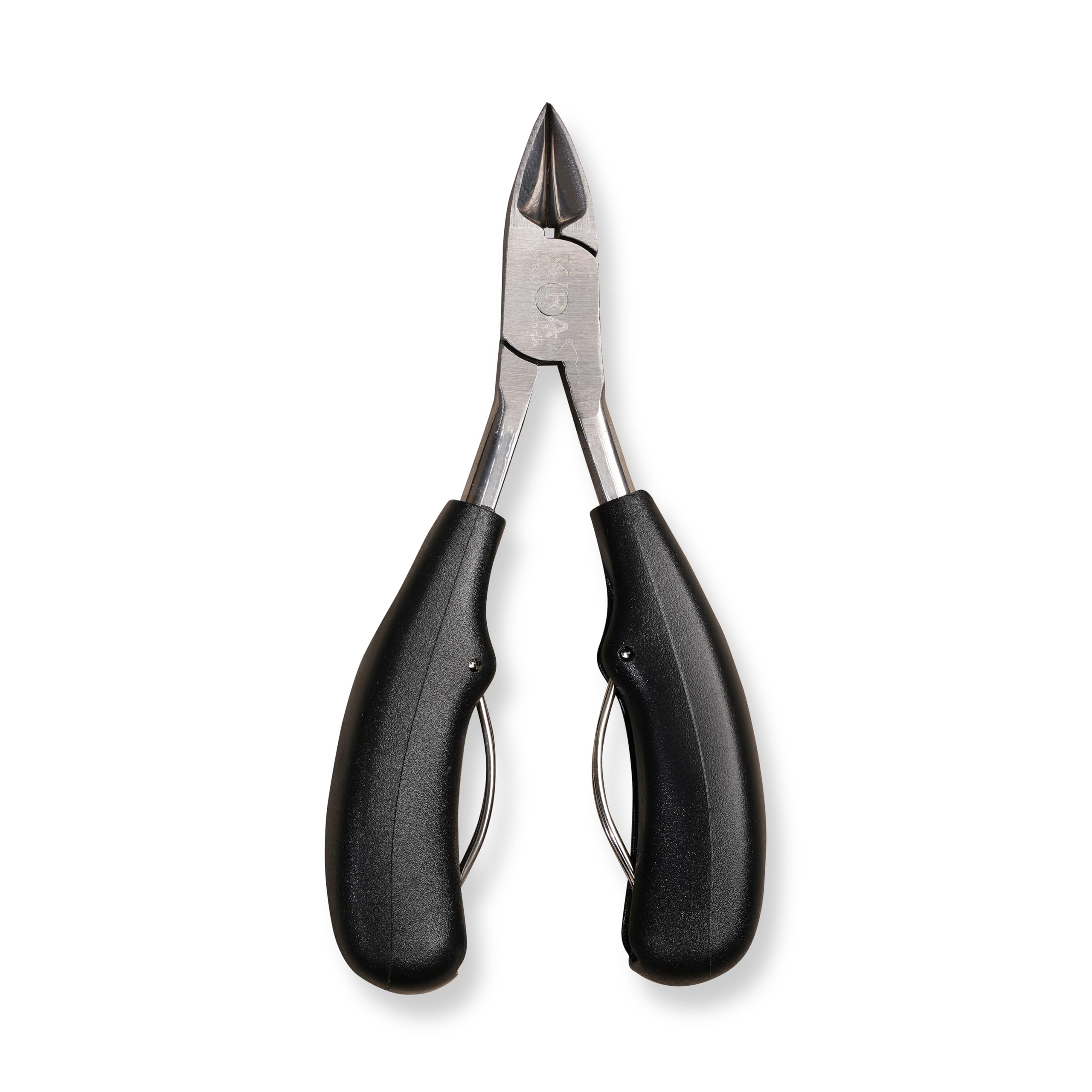 KIRA Professional Nail Cutter for Men & Women, Pedicure Clippers Toenail Cutters, Super Sharp Curved Blade Grooming Tool, Podiatrist Toenail Cuticle Cutter, Thick & Ingrown Toe Nail Clippers (Black)-picture-45
