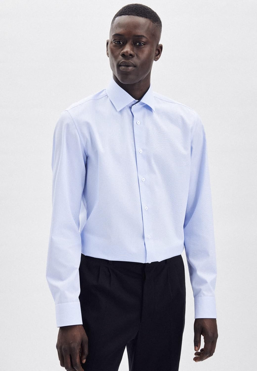 seidensticker - SEIDENSTICKER Chemise ajustée uni col classique