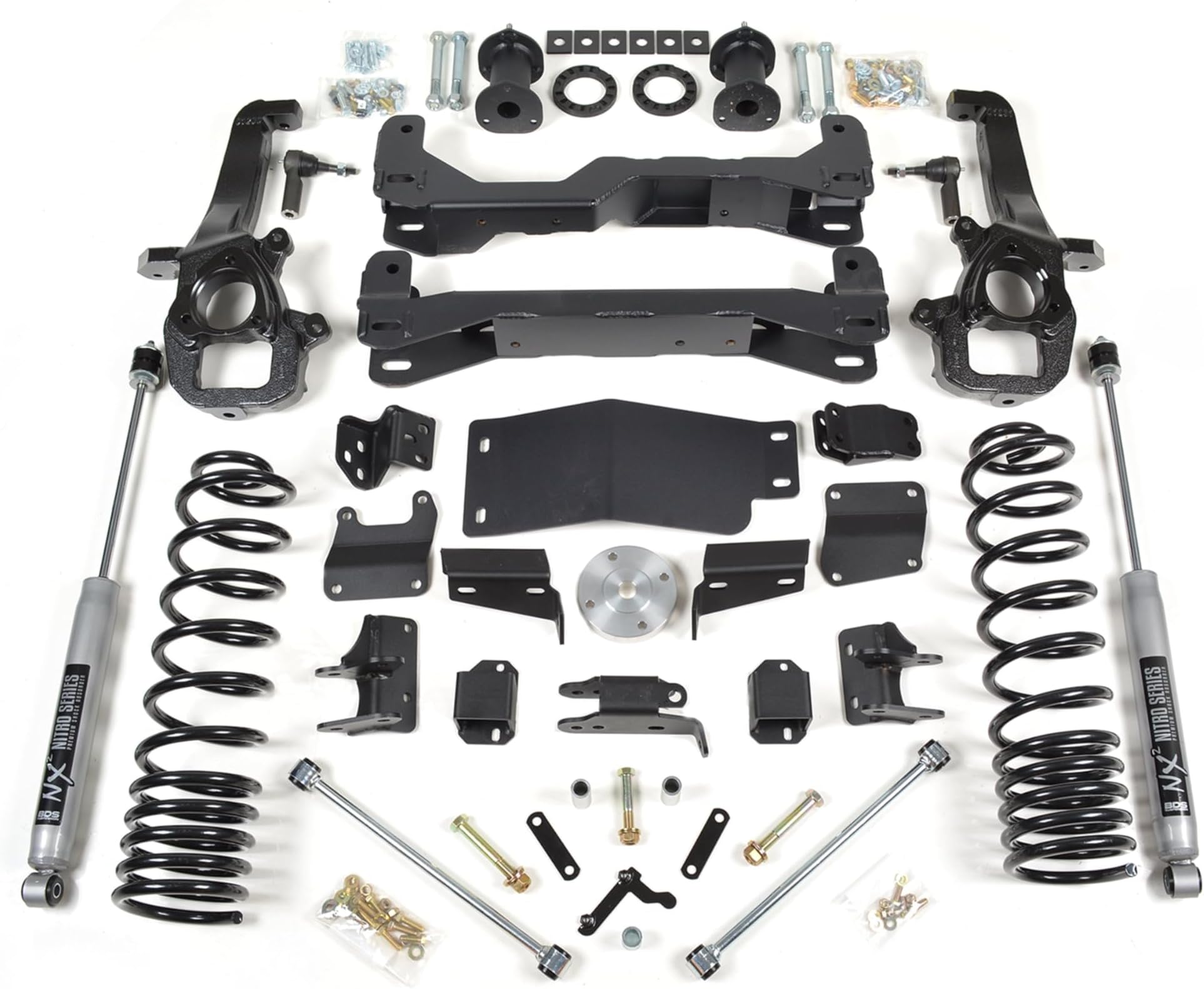 BDS1662H | 6 Inch Full Suspension Lift Kit (Front & Rear) | Large Bore | NX2 Nitro Shocks | Compatible with Ram 1500 (19-24) 4WD