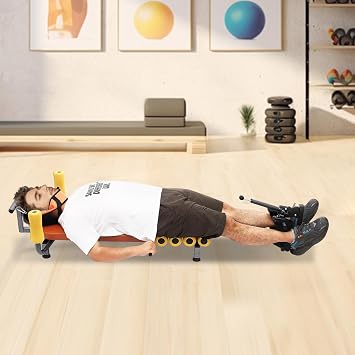 Adjustable Weight Bench, Back Stretch Bench, Weight Training Bench, Neck Stretcher Inversion Table Alternative, Multi-Purpose Workout Bench for Home, Office, School, Gym
