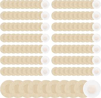 Pezoneras Adhesivas Invisibles Para Mujer - 4 Pares (8 Uds) En Forma De Flor, Color Piel, Discretas Y Transpirables