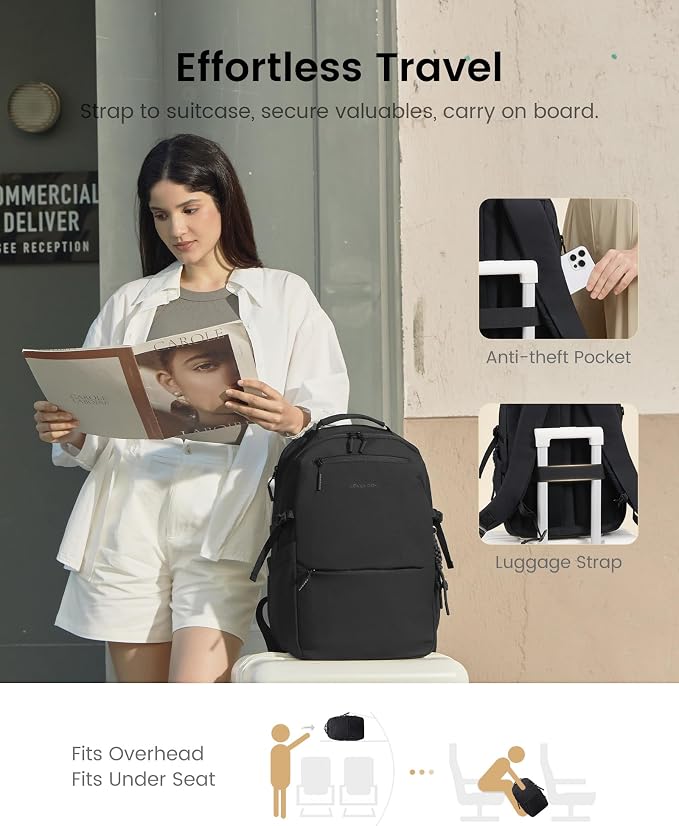Mochila portátil LOVEVOOK para mujer y hombre 17 pulg miniatura 8