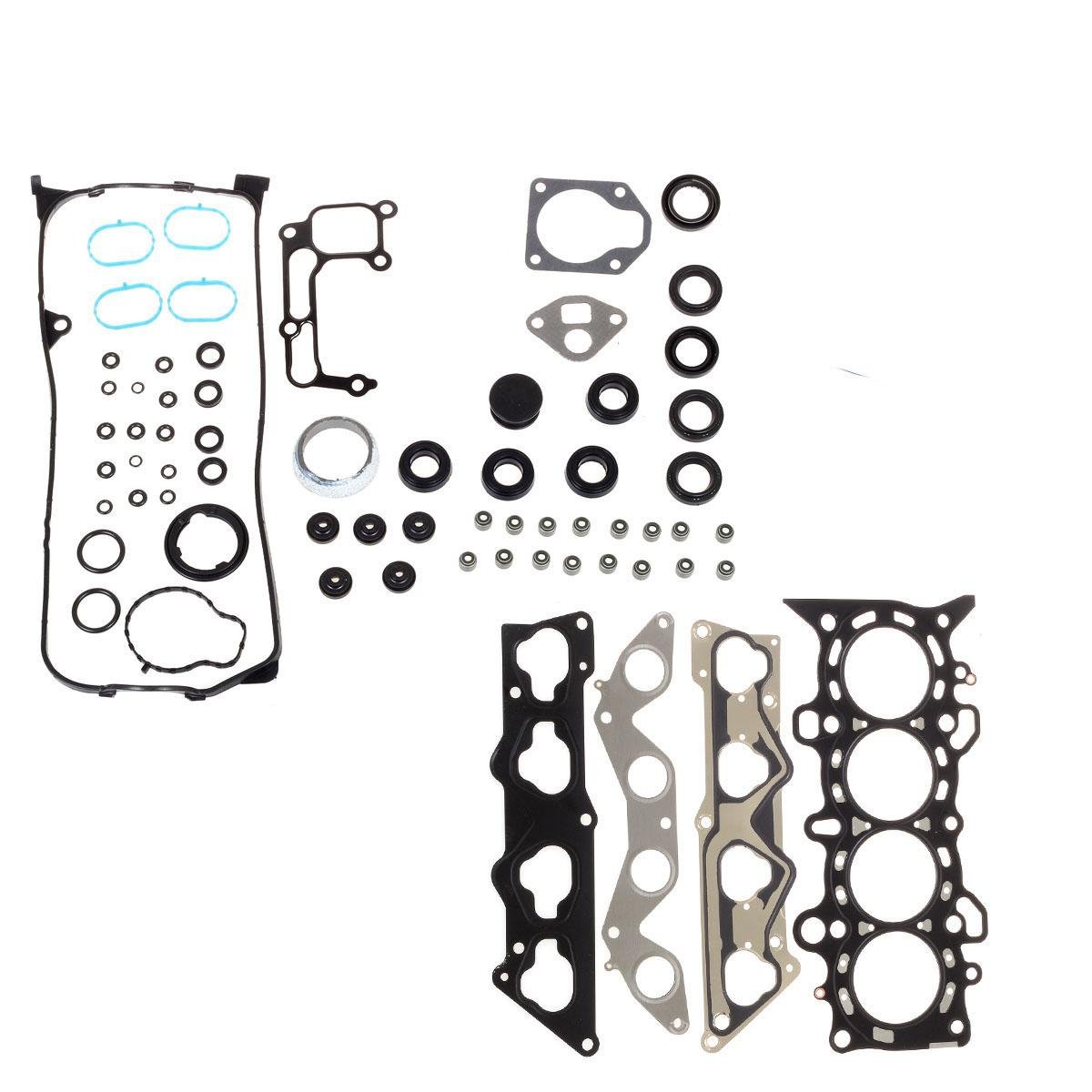 Head Gasket Set with Head Bolts HS26236PT-2 Compatible with Civic DX LX 2001-2005 VTEC D17A1 1.7L