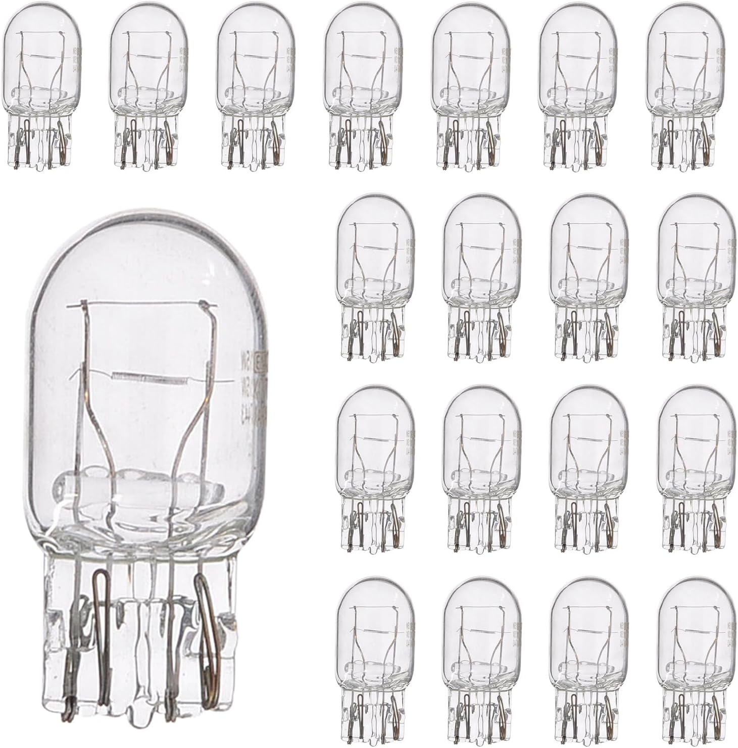 T20 7440A WY21W Turn Signal Bulb Daytime Running Light Blinker Brake Light Bulbs, 10PCS Monofilament Side Marker Lights Mini Taillight 7440 Bulb Replacement for Cars,Trucks,SUVs(Amber)