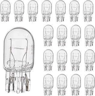 T20 7440A WY21W Turn Signal Bulb Daytime Running Light Blinker Brake Light Bulbs, 10PCS Monofilament Side Marker Lights Mini Taillight 7440 Bulb Replacement for Cars,Trucks,SUVs(White)