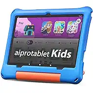 aiprotablet Kids Tablet, Android 16 Tablet for Kids 10 inch Octa-Core with Case, 24GB RAM 64GB ROM 2TB TF Card Expandable for Toddler Children, Parental Control, Dual Camera, BT5.0, WiFi, Gift (Blue)