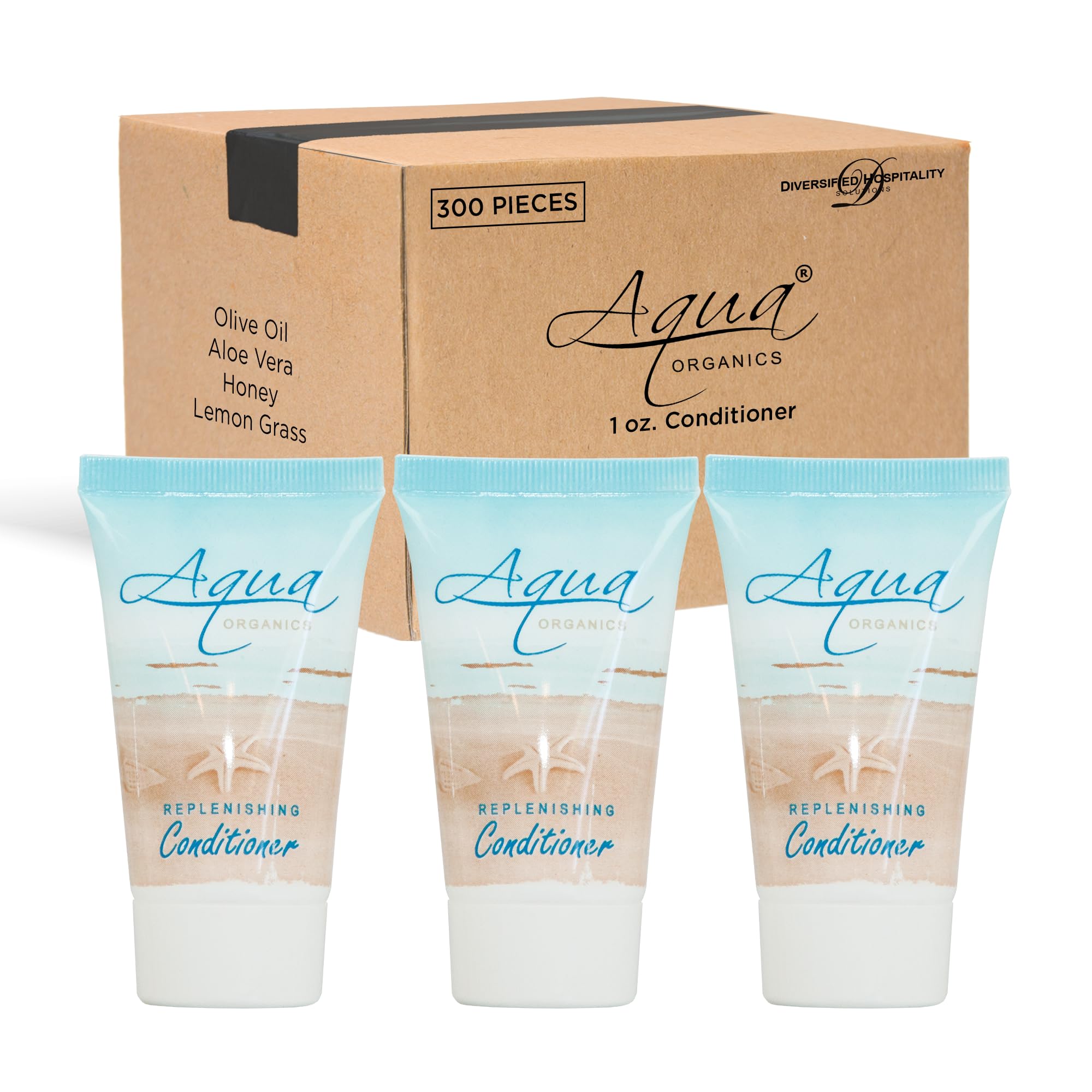 Conditioner 300ml, Mit Bio-Aloe & Olivenöl – Reisegröße, Für Hotel, Gym & Gäste