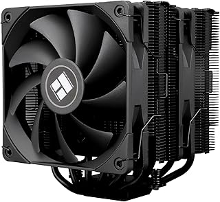 Thermalrlght Peerless Assassin 120 Black CPU Air Cooler, 6 Heat Pipes,Dual 120mm TL-C12B PWM Fan, Aluminium Heatsink Cover, AGHP 4.0 Technology, for AMD AM4 AM5/Intel LGA 1700/115X/1851/1200/2066/2011 CPUCooler