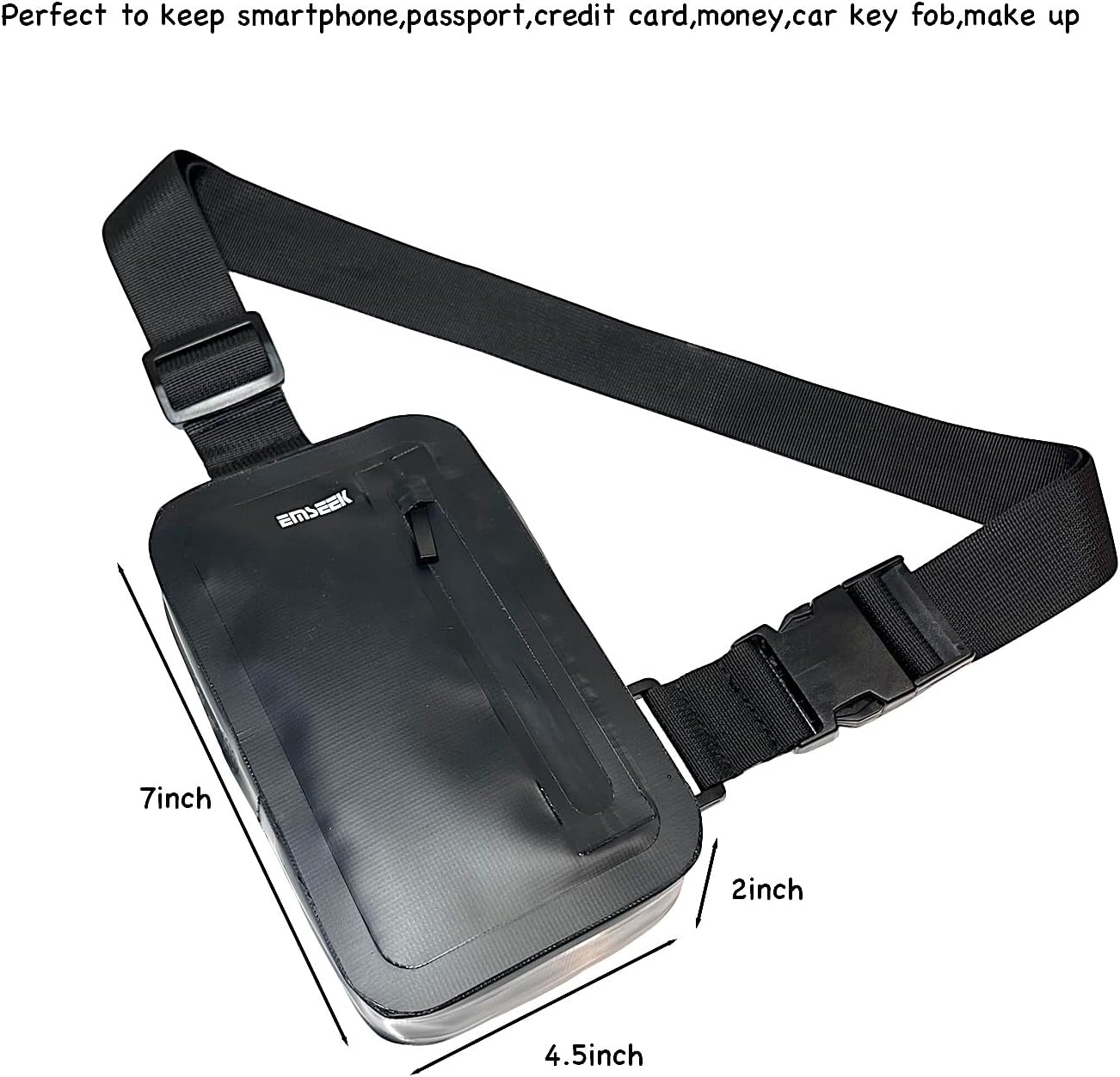 MINI Crossbody Bag Sling Purse Travel Chest Bag Casual Daypack For Phone Key Fob Credit Card Cash Wallet - Image 4