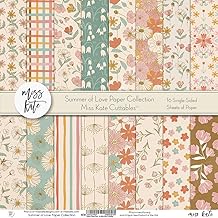 Pattern Paper Pack - Summer of Love - Like Watercolor Florals - 16 Single-Sided Sheets - 12