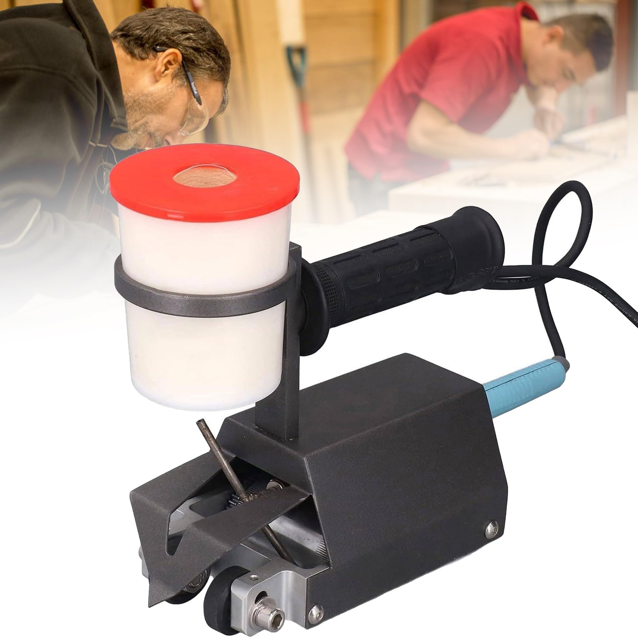Máquina de empalme de chapa para carpintería, herramienta automática de retazos cicloides para costuras eficientes de paneles de madera, compatible con cables de 10 a 100 de grosor