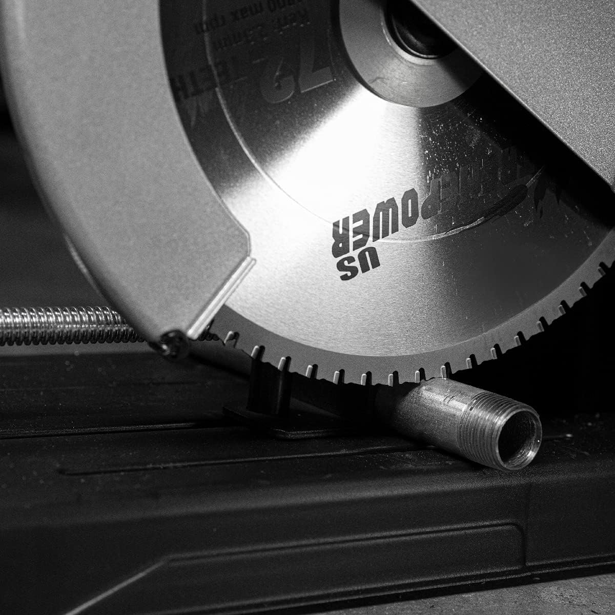 XtremepowerUS 2200W Cutting Chop Saw 15-AMP Power Saw Cuts (14" inch Blade Included) - - 