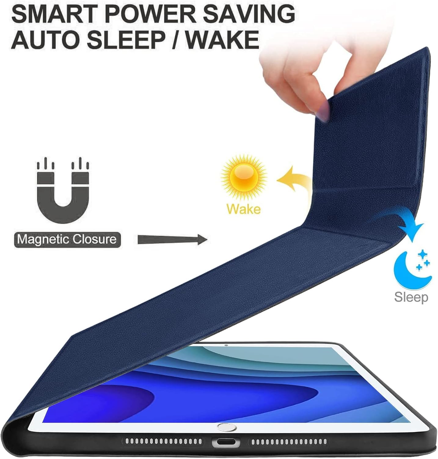 Diagram illustrating auto wake and sleep function